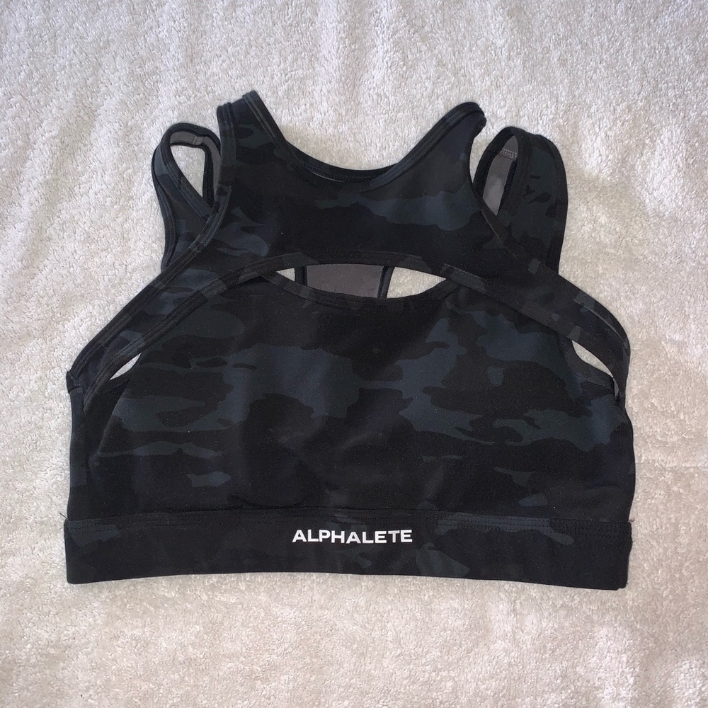 ALPHALETE Camo Sports Bra